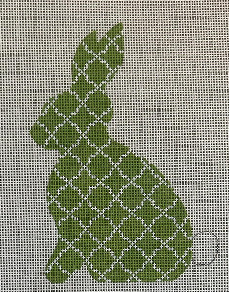 Lime Quatrafoil Standing Hare