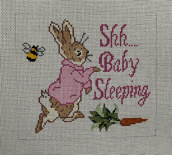Shhh Baby Sleeping Pink (bunny)