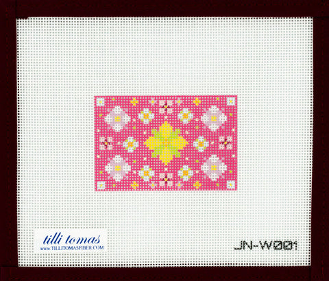 Pink Floral Mandela