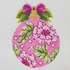 Baby Pink Chrysanthemum needlepoint canvas