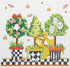 Spook-Tac-U-lar Topiary needlepoint canvas