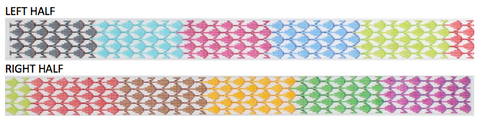 Fishnet patchwork belt