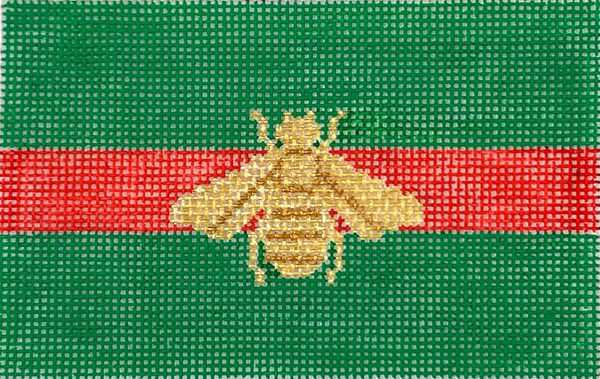 GG Inspired Passport Cover Gold Bee