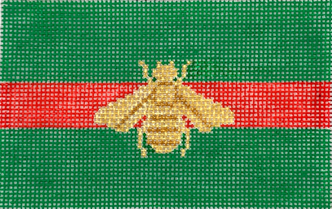 GG Inspired Passport Cover Gold Bee
