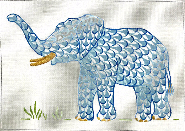 Fishnet Elephant Blue
