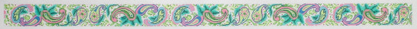 Wide paisleys and leaves belt