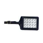 Leather Luggage Tag Dark Blue