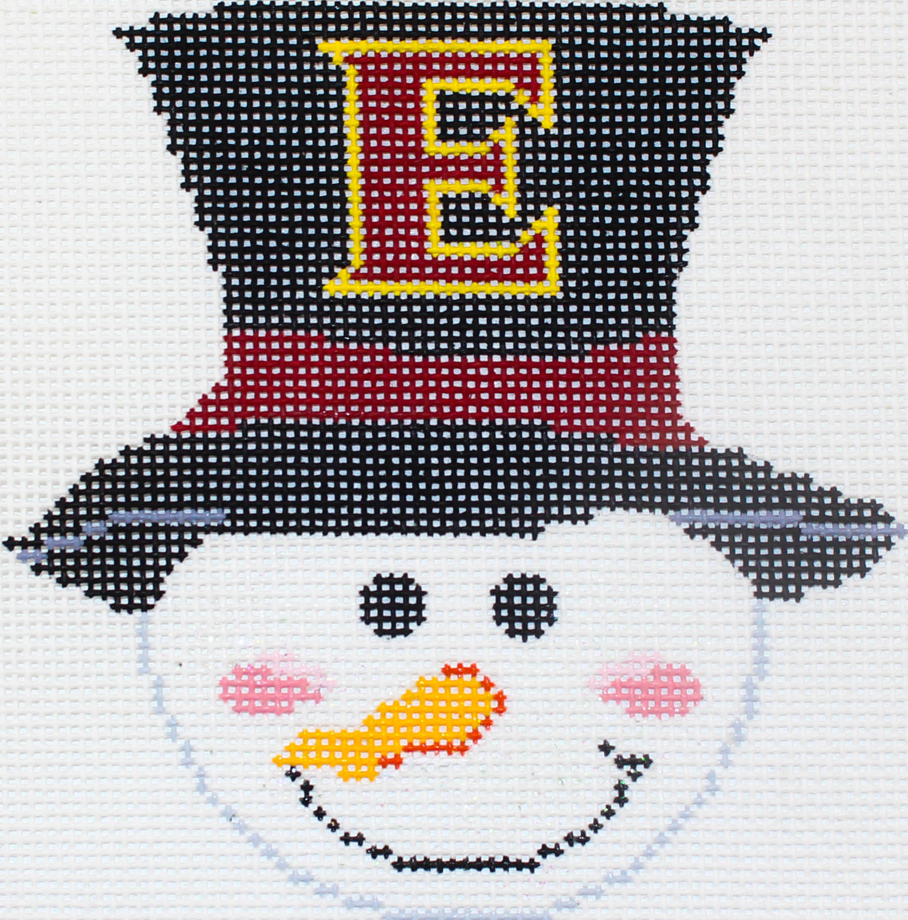 Snowman in Top Hat Elon