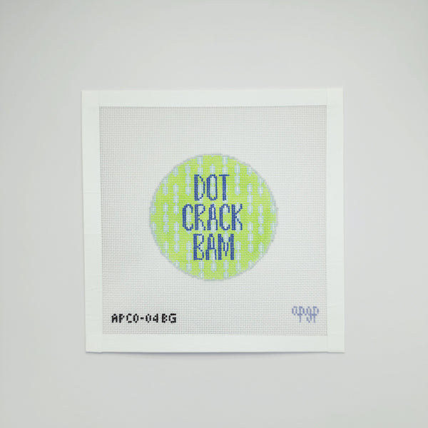 Dot Crack Bam — Blue and Green