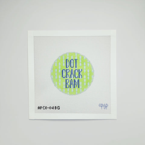 Dot Crack Bam — Blue and Green