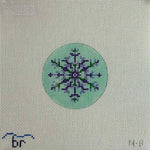 Nordic Snowflake-purple/aqua