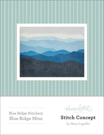 Blue Ridge Mountains large Stitch Guide Concept