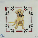 Yellow Lab Puppy w/Holly