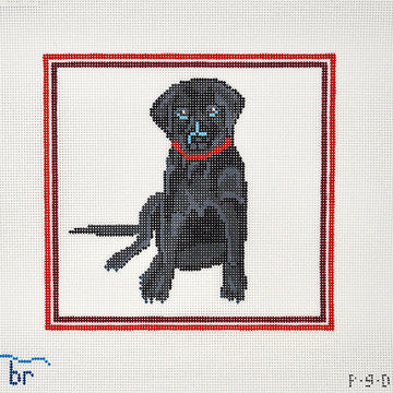 Black Lab -Red Frame
