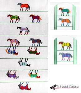 Horse Blankets Satchel Medium