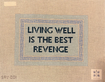 Living Well w/Blue Background