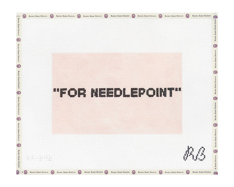 For Needlepoint