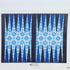 Blue Backgammon Board