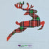 Plaid Reindeer Pillow