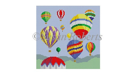 Hot Air Balloons – Po's Needlepoint