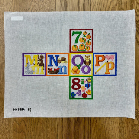 Alphabet Blocks MNOP