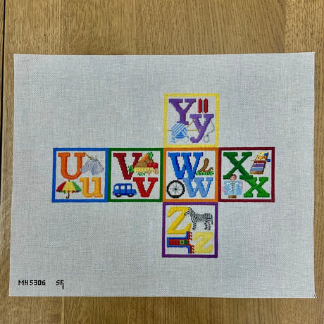 Alphabet Blocks UVWXYZ