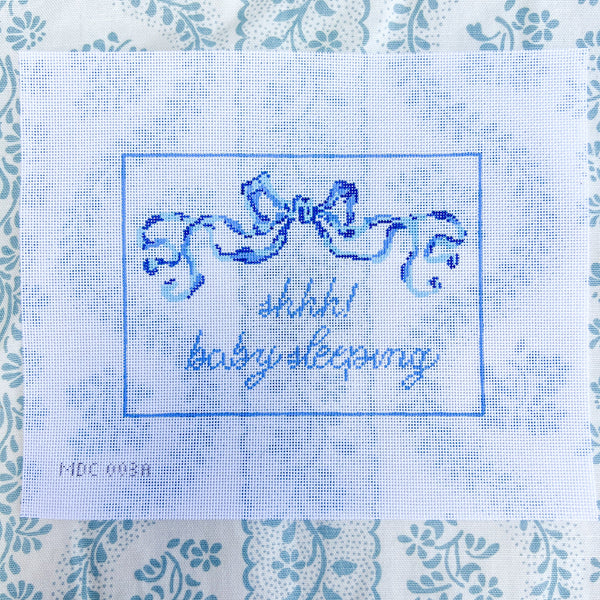 Shh! Baby Sleeping-Blue