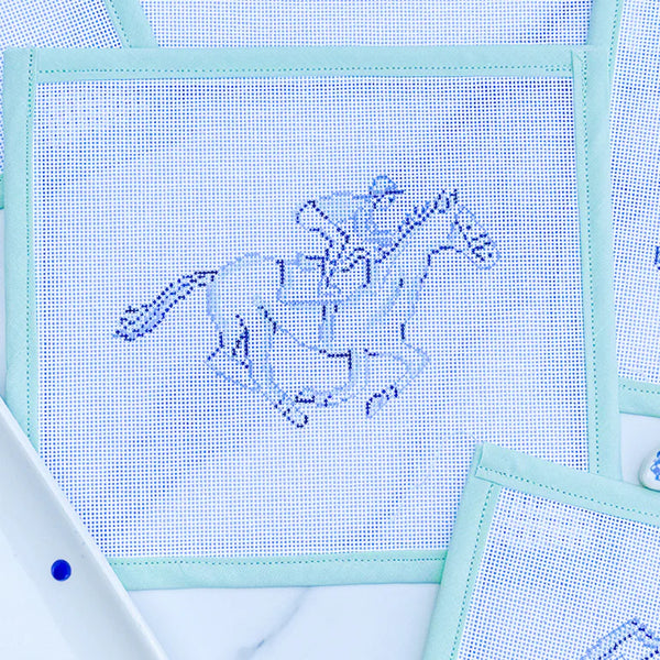 Kentucky Derby Jockey on Horseback