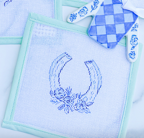 Kentucky Derby Horseshoe — Stitch Style