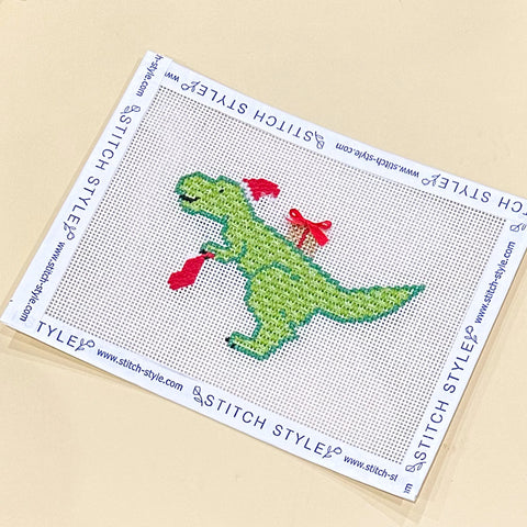 Christmas Dinosaur T -Rex
