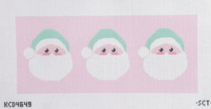 Santa Face Trio
