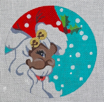 Black Santa Ornament