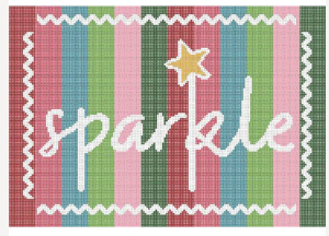 Sparkle On Stripes