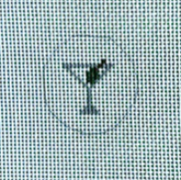 Martini Key Fob insert