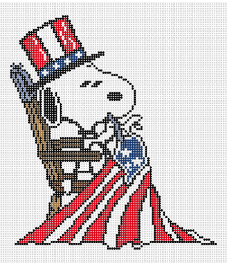 Snoopy Sewing Flag