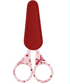 Bows & Hearts scissors with sheath