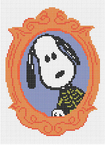 Framed Snoopy Skeleton