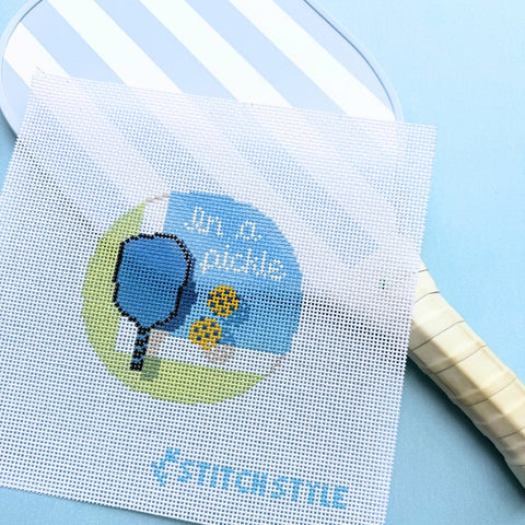 In a Pickle — Stitch Style Needlepoint