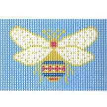 Bee Blue Background Insert
