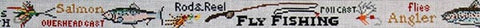 Fly Fishing Collage Belt