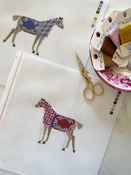 Horse Collection-Burgundy