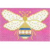 Bee Fushia Background