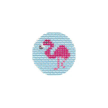 Flamingo Key Fob Insert