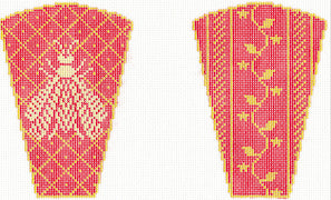 W-N's Bee Scissors Case Coral and Butter