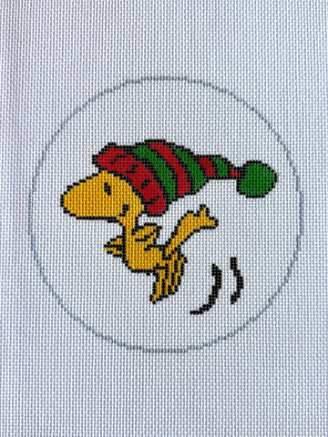 Woodstock in Stocking Cap Round