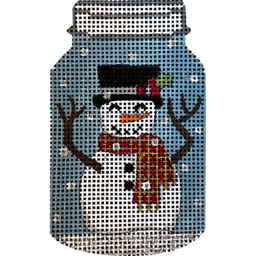 Mason Jar Snowman