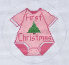 First Christmas Girl Ornament