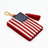 Zipper Coin Rectangle - American Flag