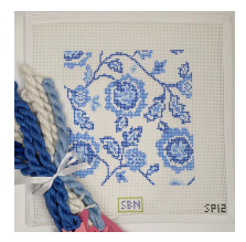 Blue and White Floral Kit