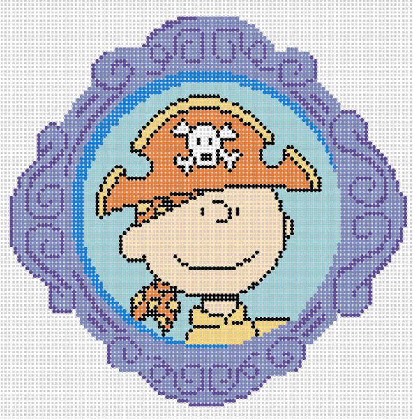 Framed Charlie Brown as Pirate